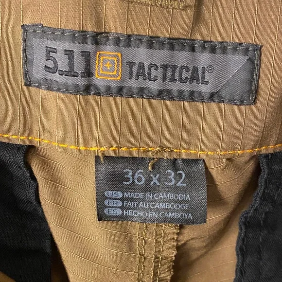 5.11 Tactical Men's Tan Chinos - Picture 2 of 5